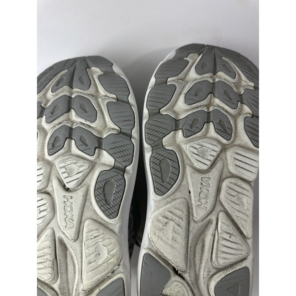 Hoka One One Clifton 10 Shoes Mens Size 11 2E Wide Stellar Grey *Heavy Wear - Picture 14 of 16